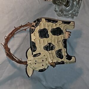 Wooden Cow basket